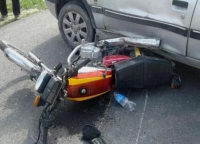 برخورد پژو با موتورسیکلت 2 کشته برجا گذاشت