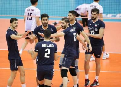 پیروزی تیم والیبال ایران برابر چین تایپه و صعود به اسم صدرنشین