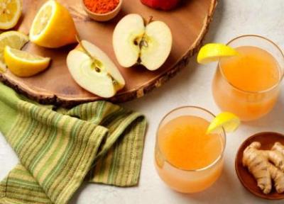 طرز تهیه آب سیب و زنجبیل: نوشیدنی سرشار از آنتی اکسیدان