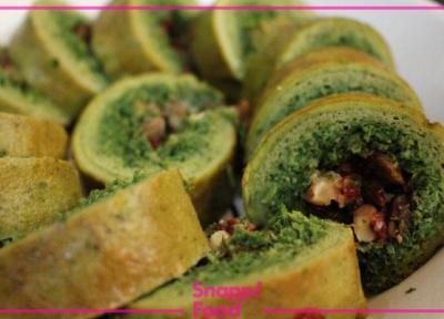 طرز تهیه رول کوکو سبزی